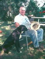 Bert Stemsrud and his Dog