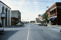 Looking West Down 4th Avenue in Grinnell, Iowa