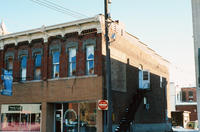 Angled View of Danish Maid Bakery and Grinnell Graphix