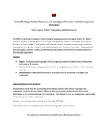 Grinnell College Student Research, Scholarship and Creative Activity Symposium 2015-2016
