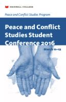 Peace and Conflict Studies Student Conference 2016