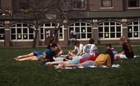 Students Lounge on Cleve Beach