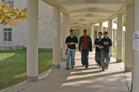 Students on East Campus