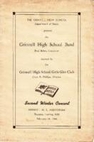 Grinnell High School Band and Girls Glee Club Concert, February 14, 1946