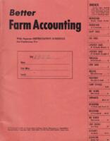 Better Farm Accounting 1952