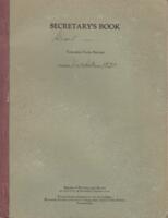 Secretary's Book, Grant Township Farm Bureau, Poweshiek County, 1930