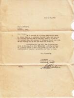 Letter to Lillie Pilgrim from G.B. Carter
