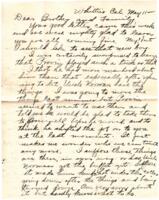 Letter to Raymond Pilgrim from Croft Pilgrim