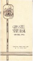 Grinnell State Bank Statement of Condition 1935