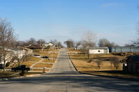 Looking East along Marvin Avenue