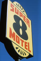 Super 8 Motel Sign