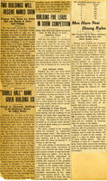 Men's Dormitory News 1921-25