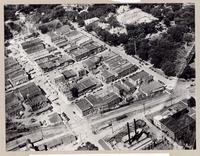 Aerial view of Grinnell, Iowa