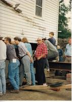 Placing Chester Church on New Foundation in Grinnell