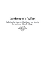 Landscapes of affect : exploring the concept of safe space and identity formation at Grinnell College