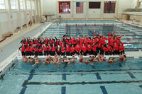 Swim Teams by the Pool