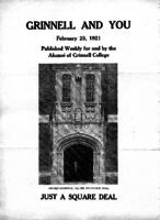 Grinnell and You, February 25, 1921
