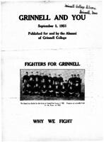 Grinnell and You, September 1, 1921