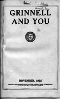 Grinnell and You, November 1925