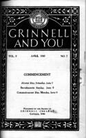 Grinnell and You, April 1930