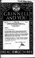Grinnell and You, April 1931