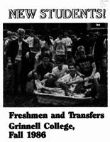New Students! Freshmen and Transfers, Fall 1986