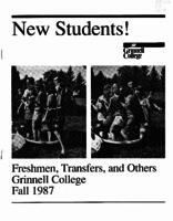 New Students! Freshmen, Transfers, and Others, Fall 1987