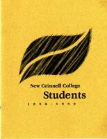 New Grinnell College Students, 1998-1999