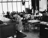 Students at Counter in the Forum 1969