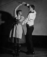 Joan Ehrenreich and John Uhlemann Folk Dancing