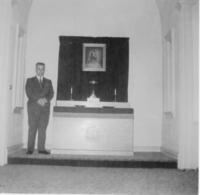 Gordon Packard in the Remodeled Malcom Methodist Church