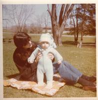 Lynn and Sean Cavanagh in Merrill Park