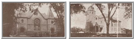 M.E. Church and Goodnow Hall